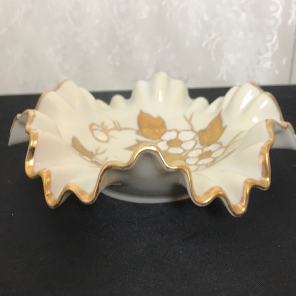 Kalk German Porcelain Ruffled Candy Dish 5.75” - Picture 6 of 6